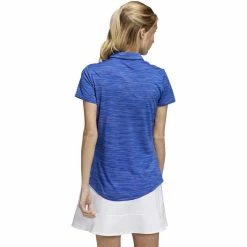 ADIDAS Women's Space-Dyed Polo 28 ADIDAS Women's Space-Dyed Polo -Golf Clubs Shop adidas womens space dyed polo collegiate royal white 02 39561.1647973321