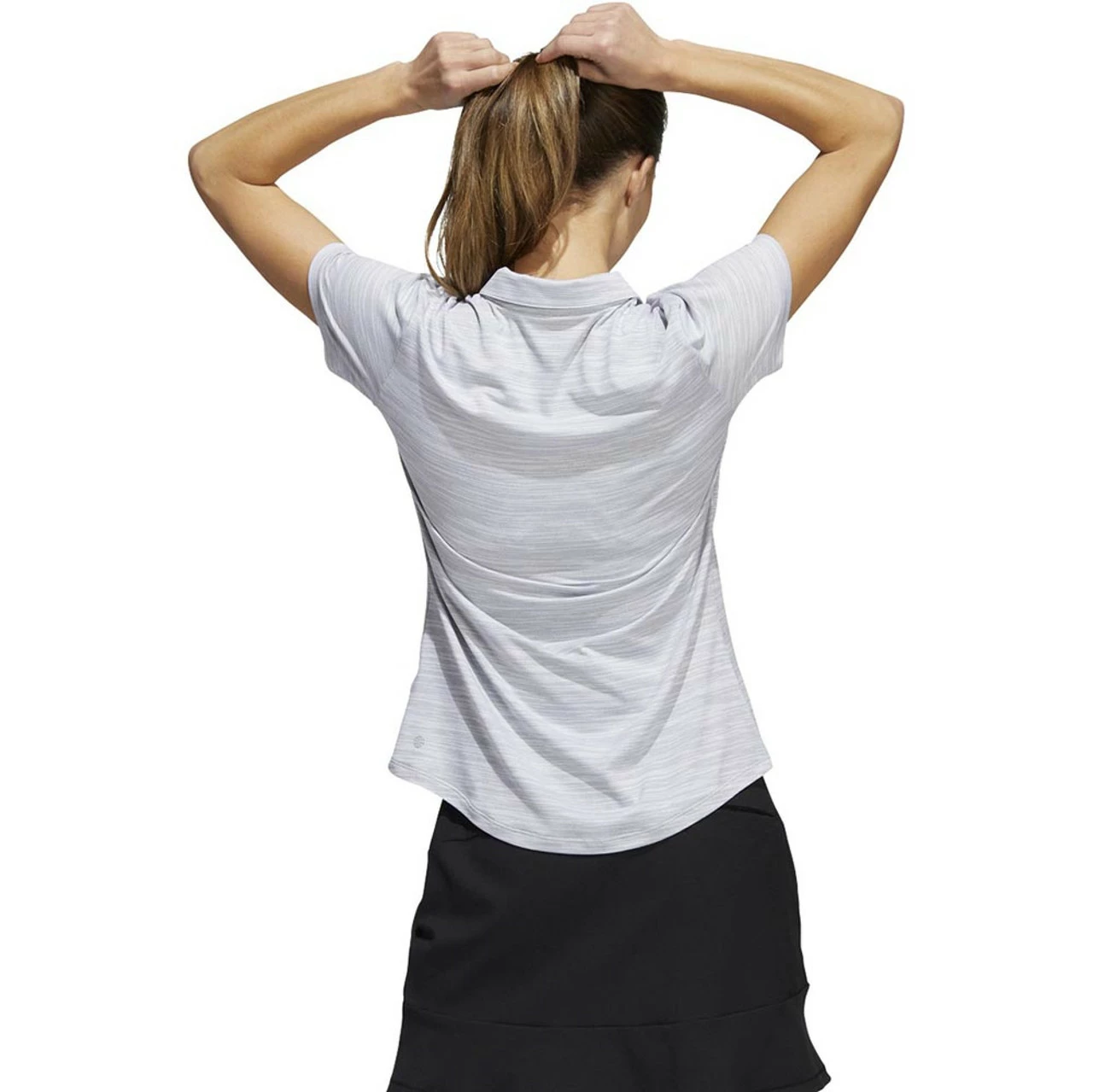 ADIDAS Women's Space-Dyed Polo 2 ADIDAS Women's Space-Dyed Polo - Image 2