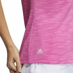 ADIDAS Women's Spacedye Sleeveless Polo 15 ADIDAS Women's Spacedye Sleeveless Polo -Golf Clubs Shop adidas womens spacedye sleeveless polo screaming pink wild pink 03 74407.1631905890