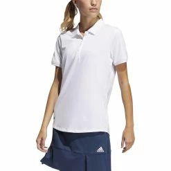 ADIDAS Women's Ultimate 365 Solid Polo 17 ADIDAS Women's Ultimate 365 Solid Polo -Golf Clubs Shop adidas womens ultimate 365 solid polo white 01 41285.1678999876