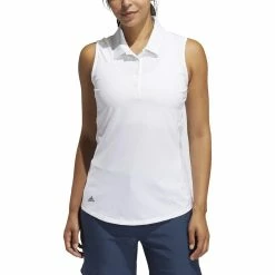 ADIDAS Women's Ultimate 365 Solid Sleeveless Polo -Golf Clubs Shop adidas womens ultimate 365 solid sleeveless polo white 01 85492.1662670227
