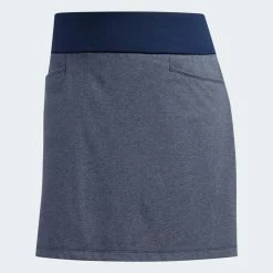 ADIDAS Women's Ultimate Knit Heathered Skort 6 ADIDAS Women's Ultimate Knit Heathered Skort -Golf Clubs Shop adidas womens ultimate knit heathered skort night indigo heather 01 86644.1633373113