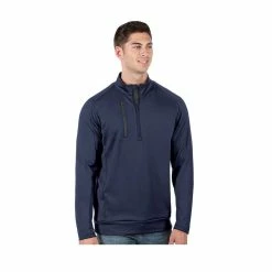 Antigua Generation Pullover 18 Antigua Generation Pullover -Golf Clubs Shop antigua generation pullover navy carbon 01 52626.1645209308
