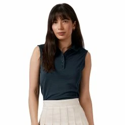 Antigua Women's Tribute Sleeveless Polo 18 Antigua Women's Tribute Sleeveless Polo -Golf Clubs Shop antigua womens tribute sleeveless polo black 01 39501.1676588555