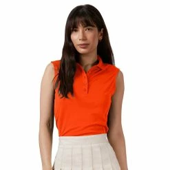 Antigua Women's Tribute Sleeveless Polo 24 Antigua Women's Tribute Sleeveless Polo -Golf Clubs Shop antigua womens tribute sleeveless polo mango 01 57895.1676577088