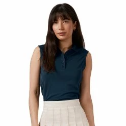 Antigua Women's Tribute Sleeveless Polo 22 Antigua Women's Tribute Sleeveless Polo -Golf Clubs Shop antigua womens tribute sleeveless polo navy 01 01458.1676588947