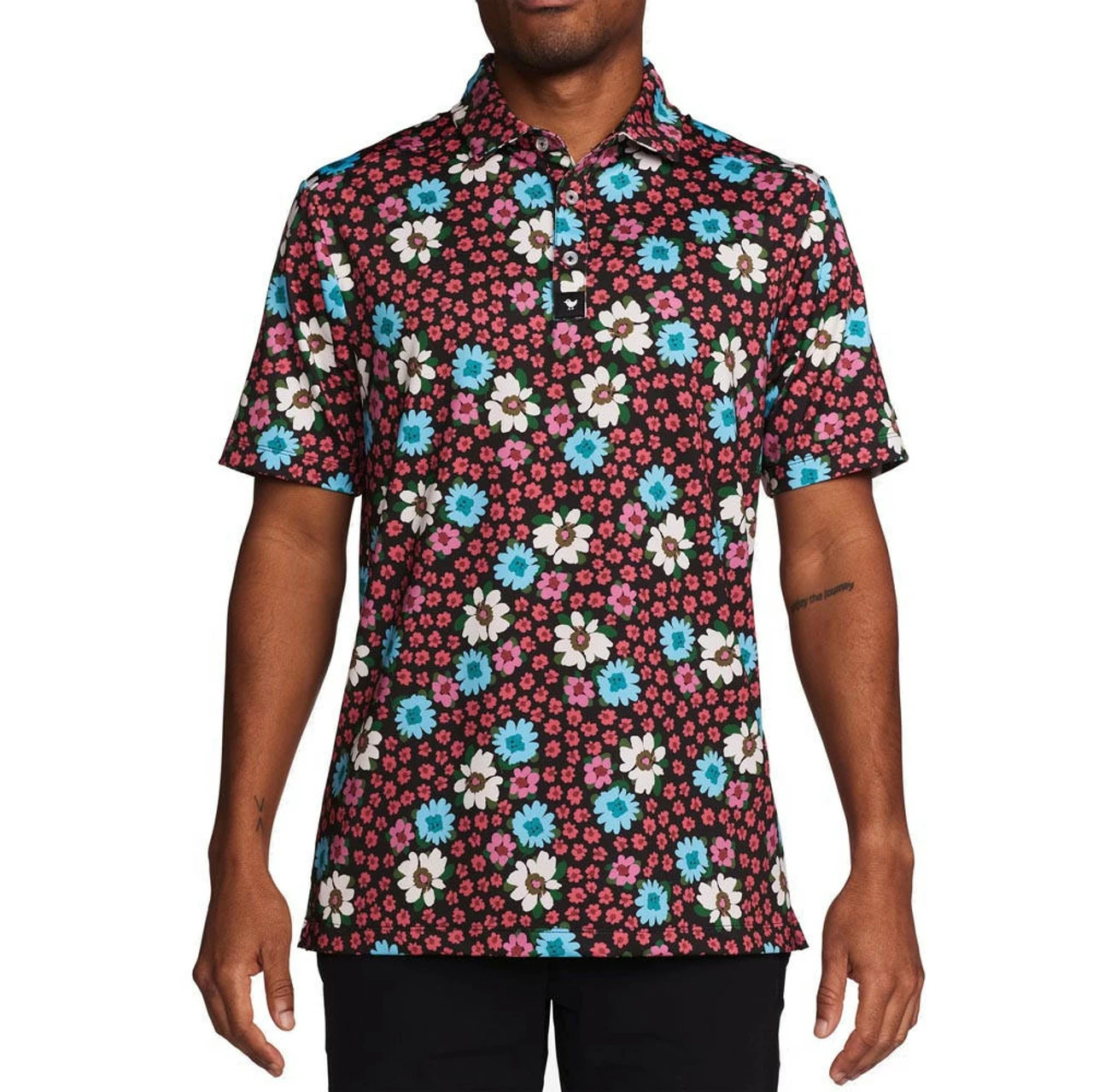 Bad Birdie Austin Flowers Polo 2 Bad Birdie Austin Flowers Polo - Image 2