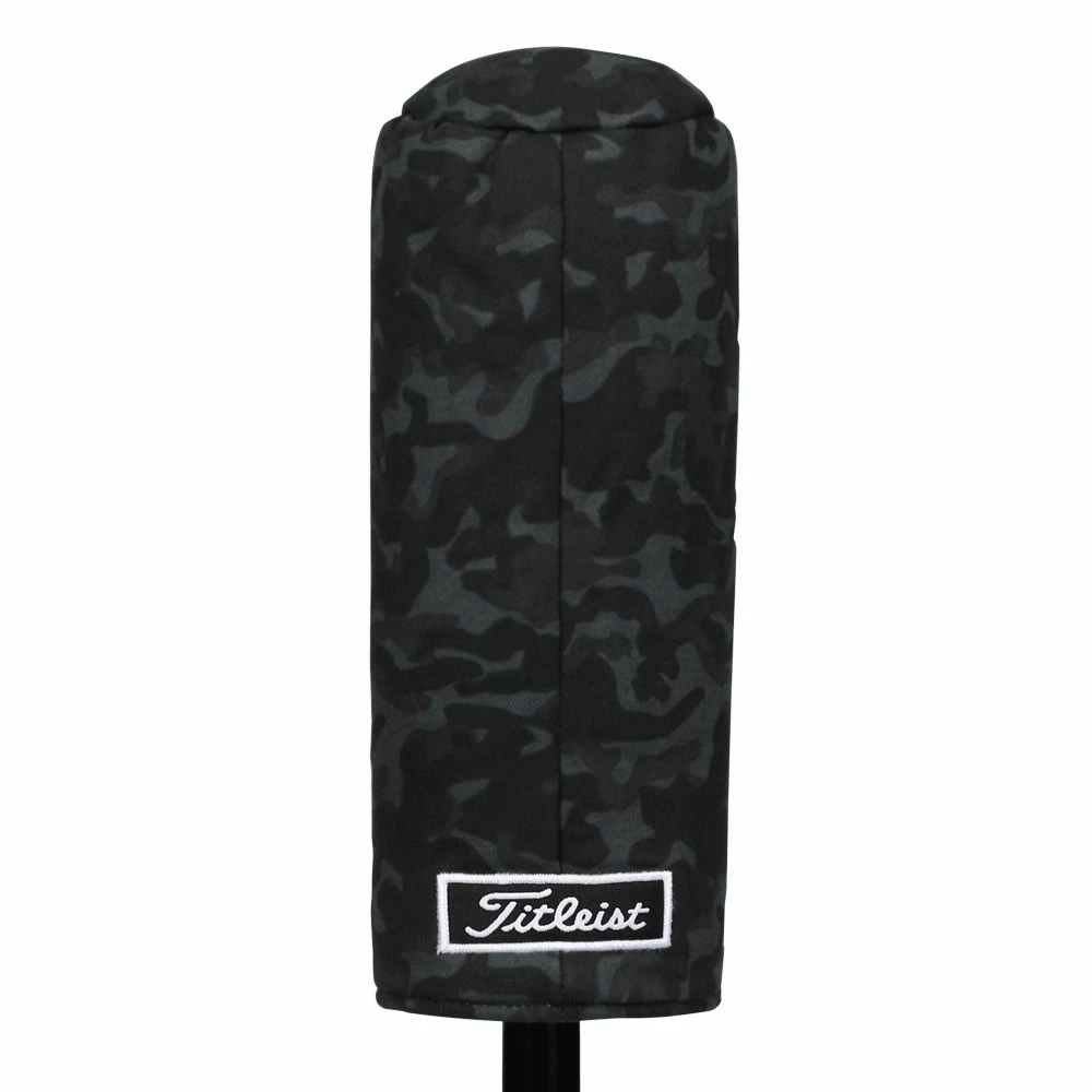 Titleist Barrel Twill Black Camo Fairway Wood Golf Headcover 1 Titleist Barrel Twill Black Camo Fairway Wood Golf Headcover