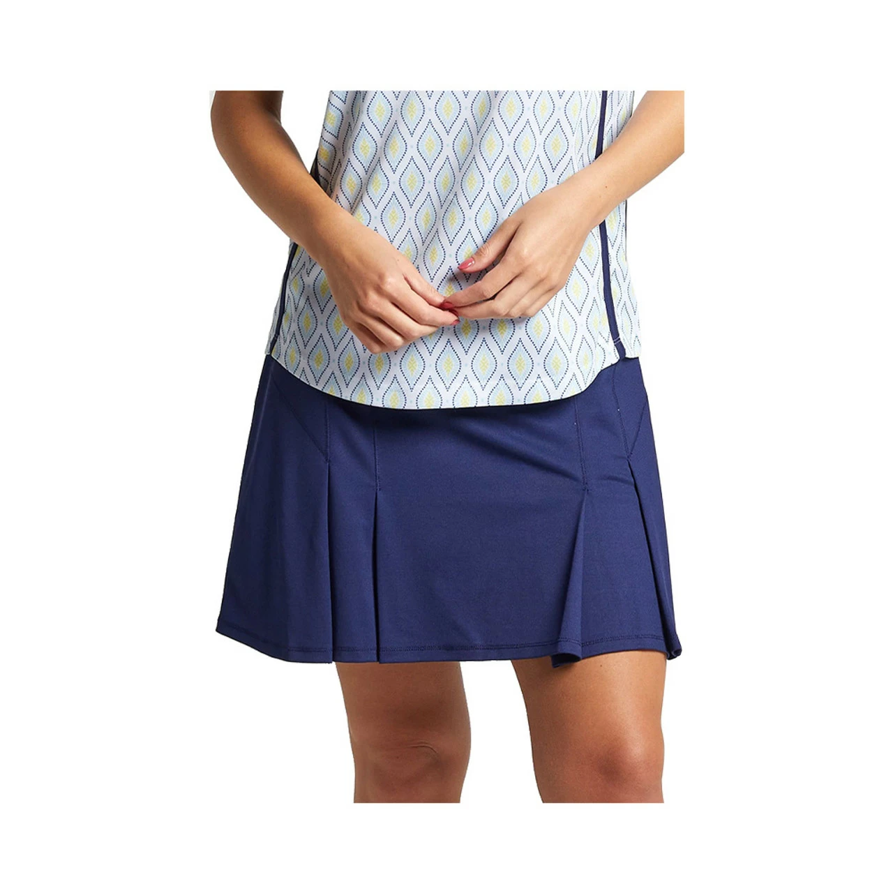 Bermuda Sands Women's Caroline Solid Pleated Skort 1 Bermuda Sands Women's Caroline Solid Pleated Skort