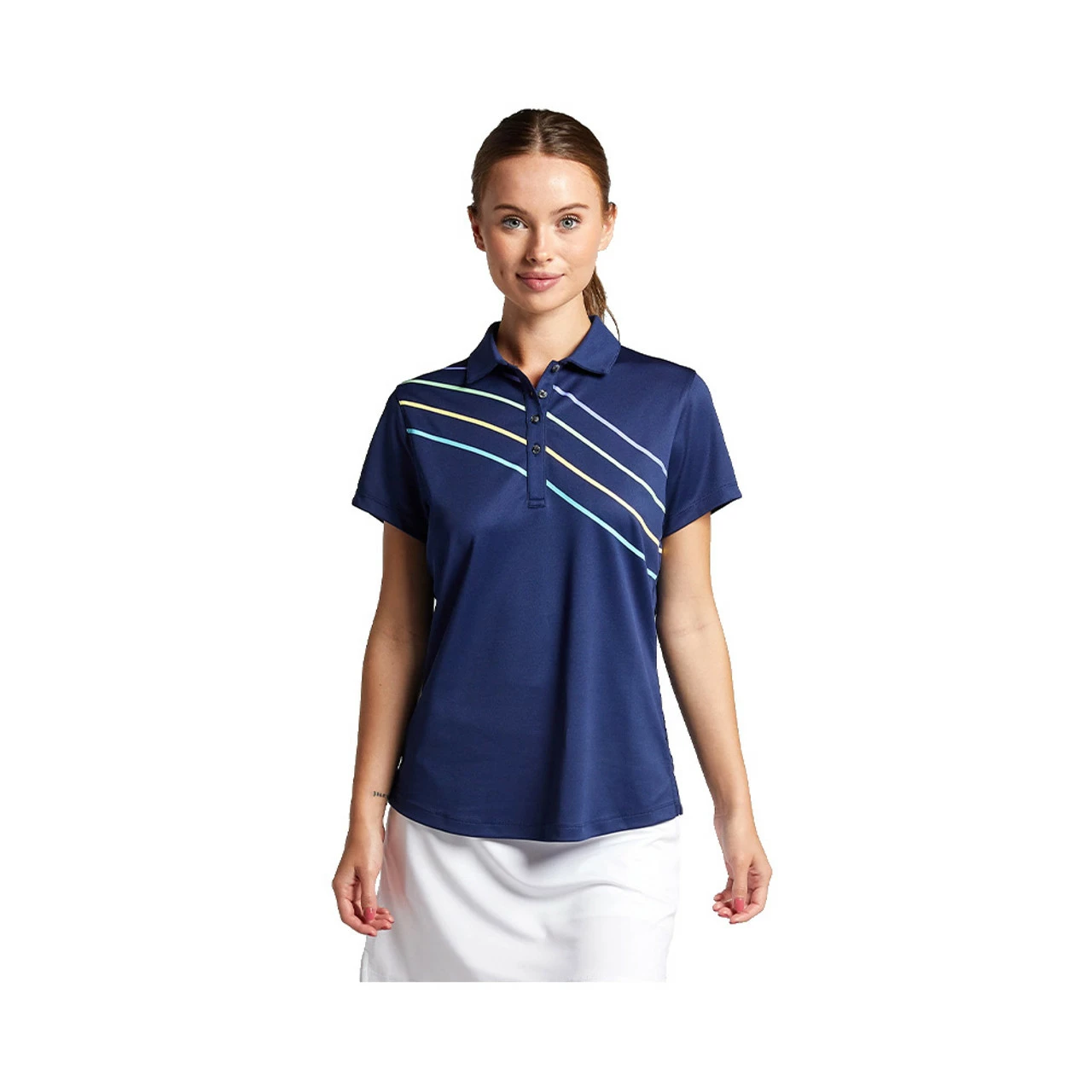 Bermuda Sands Women's Tatum Screen Print Polo 1 Bermuda Sands Women's Tatum Screen Print Polo
