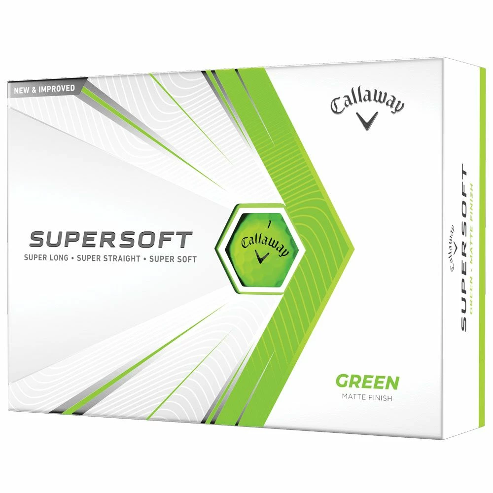 Callaway Supersoft Matte Green Golf Balls 1 Callaway Supersoft Matte Green Golf Balls