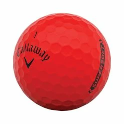 Callaway Supersoft Matte Red Golf Balls 5 Callaway Supersoft Matte Red Golf Balls -Golf Clubs Shop callaway 2021 supersoft matte red golf ball angle