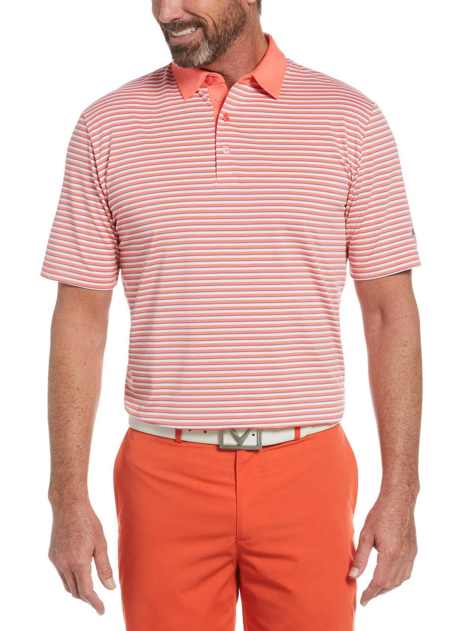 Callaway 3-Color Stripe Polo 19 Callaway 3-Color Stripe Polo - Image 19