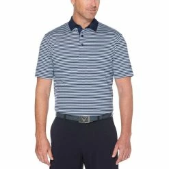 Callaway 3-Color Stripe Polo 48 Callaway 3-Color Stripe Polo -Golf Clubs Shop callaway 3 color stripe polo medieval blue 01 67736.1676576368