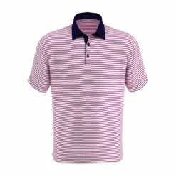 Callaway 3-Color Stripe Polo 64 Callaway 3-Color Stripe Polo -Golf Clubs Shop callaway 3 color stripe polo pink sunset 01 87743.1676587166