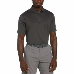 Callaway Cooling Micro Hex Polo -Golf Clubs Shop callaway cooling micro hex polo asphalt 01 49163.1654718881