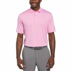 Callaway Cooling Micro Hex Polo -Golf Clubs Shop callaway cooling micro hex polo pink sunset 01 21665.1654718882