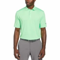 Callaway Cooling Micro Hex Polo -Golf Clubs Shop callaway cooling micro hex polo summer green 01 08802.1654718880