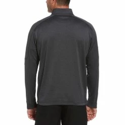 Callaway Midweight Waffle Knit Fleece 1/4 Zip -Golf Clubs Shop callaway midweight waffle knit fleece 1 4 zip caviar sahde heather 02 46515.1659042872