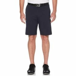 Callaway Stretch Solid Shorts With Active Waistband -Golf Clubs Shop callaway stretch solid short with active waistband night sky 01 23357.1667574553