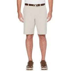 Callaway Stretch Solid Shorts With Active Waistband -Golf Clubs Shop callaway stretch solid short with active waistband silver lining 01 49883.1667574553