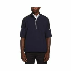 Callaway Swing Tech Blocked 1/4 Zip Windbreaker 9 Callaway Swing Tech Blocked 1/4 Zip Windbreaker -Golf Clubs Shop callaway swing tech blocked 1 4 zip windbreaker peacoat 01 24202.1644508098