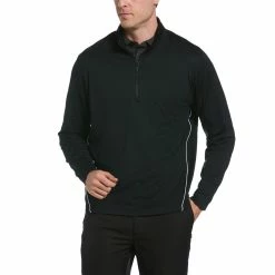 Callaway Swing Tech Premium Yarn 1/4 Zip -Golf Clubs Shop callaway swing tech premium yarn 1 4 zip caviar 01 67723.1654710779