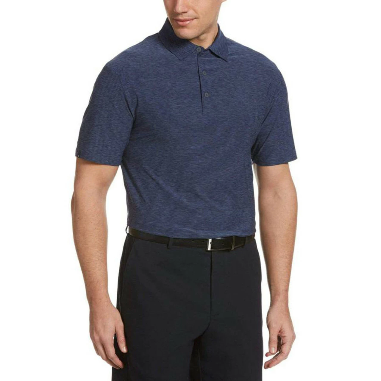 Callaway Tour Authentic Heather Striped Polo 1 Callaway Tour Authentic Heather Striped Polo