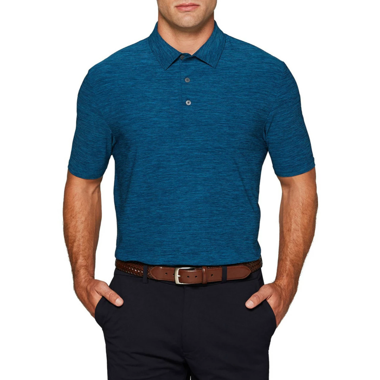 Callaway Tour Authentic Heather Striped Polo 2 Callaway Tour Authentic Heather Striped Polo - Image 2