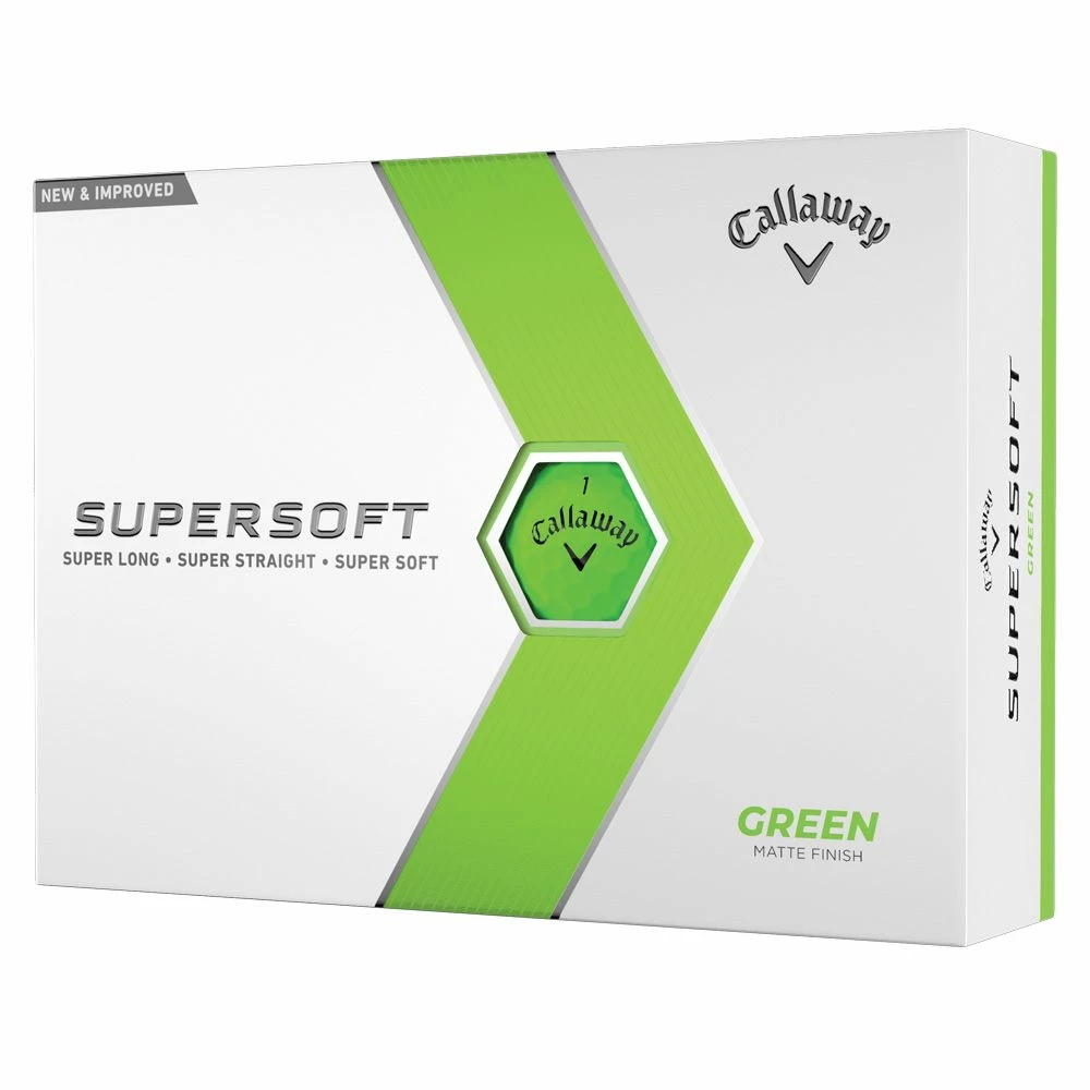 Callaway Supersoft 2023 Matte Green Golf Balls 1 Callaway Supersoft 2023 Matte Green Golf Balls