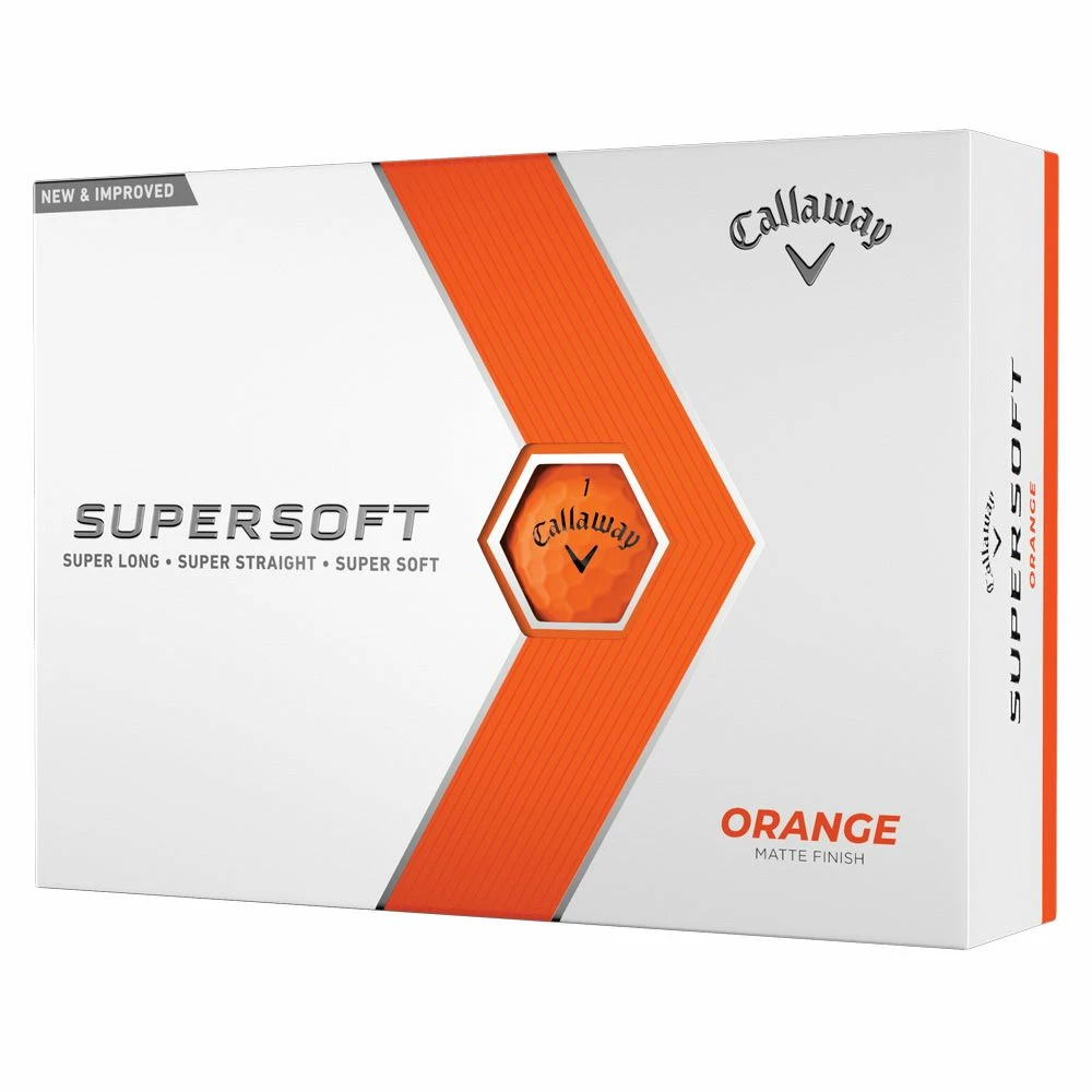 Callaway Supersoft 2023 Matte Orange Golf Balls 1 Callaway Supersoft 2023 Matte Orange Golf Balls
