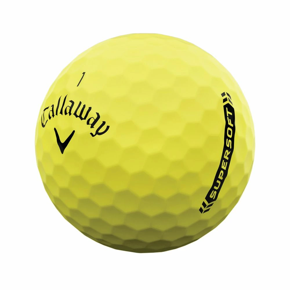 Callaway Supersoft 2023 Yellow Golf Balls 2 Callaway Supersoft 2023 Yellow Golf Balls - Image 2