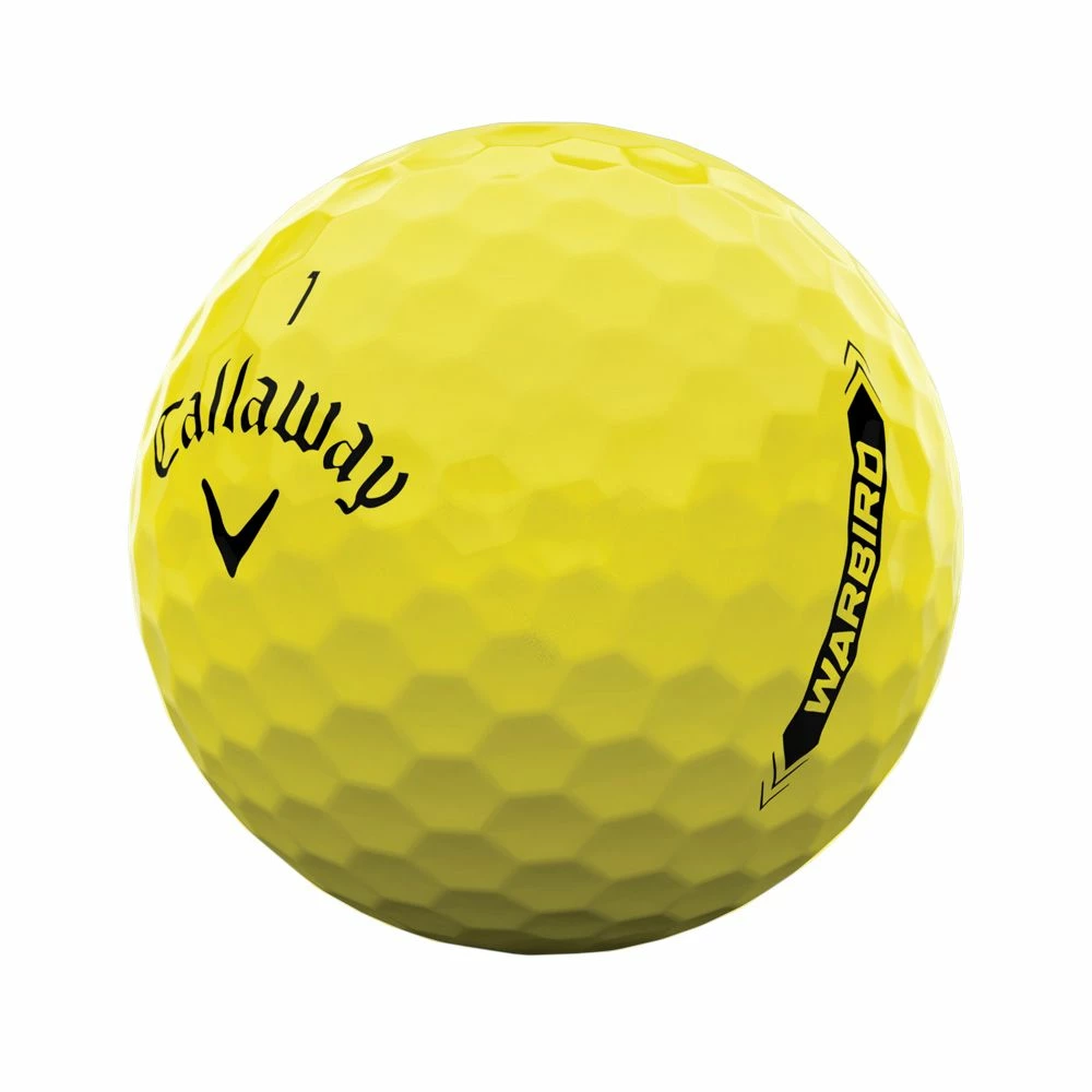 Callaway Warbird 2023 Yellow Golf Balls 2 Callaway Warbird 2023 Yellow Golf Balls - Image 2