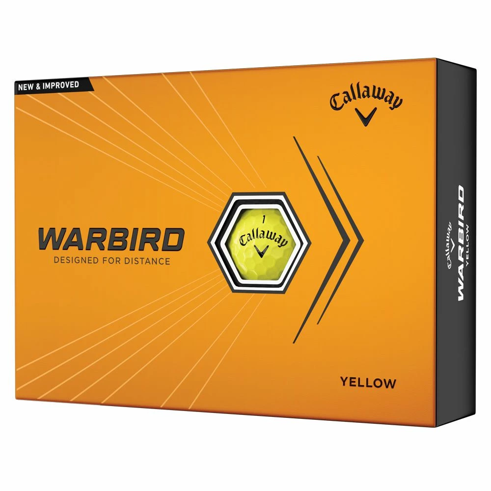 Callaway Warbird 2023 Yellow Golf Balls 1 Callaway Warbird 2023 Yellow Golf Balls