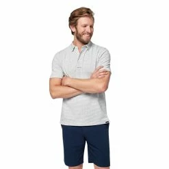 Faherty Movement Polo -Golf Clubs Shop faherty movement polo dune stripe grey 01 74105.1676576875