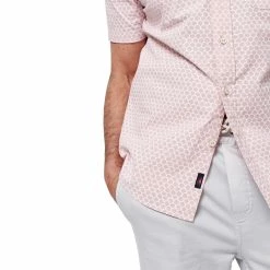Faherty Stretch Playa Shirt -Golf Clubs Shop faherty stretch playa shirt rose fishscale 03 21305.1676578583