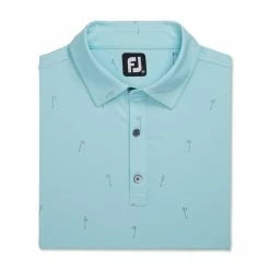 FootJoy 18 Holes Print Lisle Self Collar Polo 15 FootJoy 18 Holes Print Lisle Self Collar Polo -Golf Clubs Shop footjoy 18 holes print lisle self collar polo azure 04 27159.1673903795