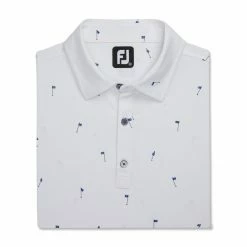 FootJoy 18 Holes Print Lisle Self Collar Polo 19 FootJoy 18 Holes Print Lisle Self Collar Polo -Golf Clubs Shop footjoy 18 holes print lisle self collar polo white 04 55668.1673903059