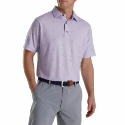 FootJoy Cactus Print Lisle Self Collar Polo 20 FootJoy Cactus Print Lisle Self Collar Polo -Golf Clubs Shop footjoy cactus print lisle self collar polo dusty purple 01 02241.1673900441