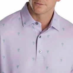 FootJoy Cactus Print Lisle Self Collar Polo 22 FootJoy Cactus Print Lisle Self Collar Polo -Golf Clubs Shop footjoy cactus print lisle self collar polo dusty purple 03 75030.1673901887