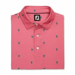 FootJoy Cactus Print Lisle Self Collar Polo 15 FootJoy Cactus Print Lisle Self Collar Polo -Golf Clubs Shop footjoy cactus print lisle self collar polo watermelon 04 10748.1673899892