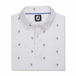 FootJoy Cactus Print Lisle Self Collar Polo 19 FootJoy Cactus Print Lisle Self Collar Polo -Golf Clubs Shop footjoy cactus print lisle self collar polo white 04 81522.1673899403