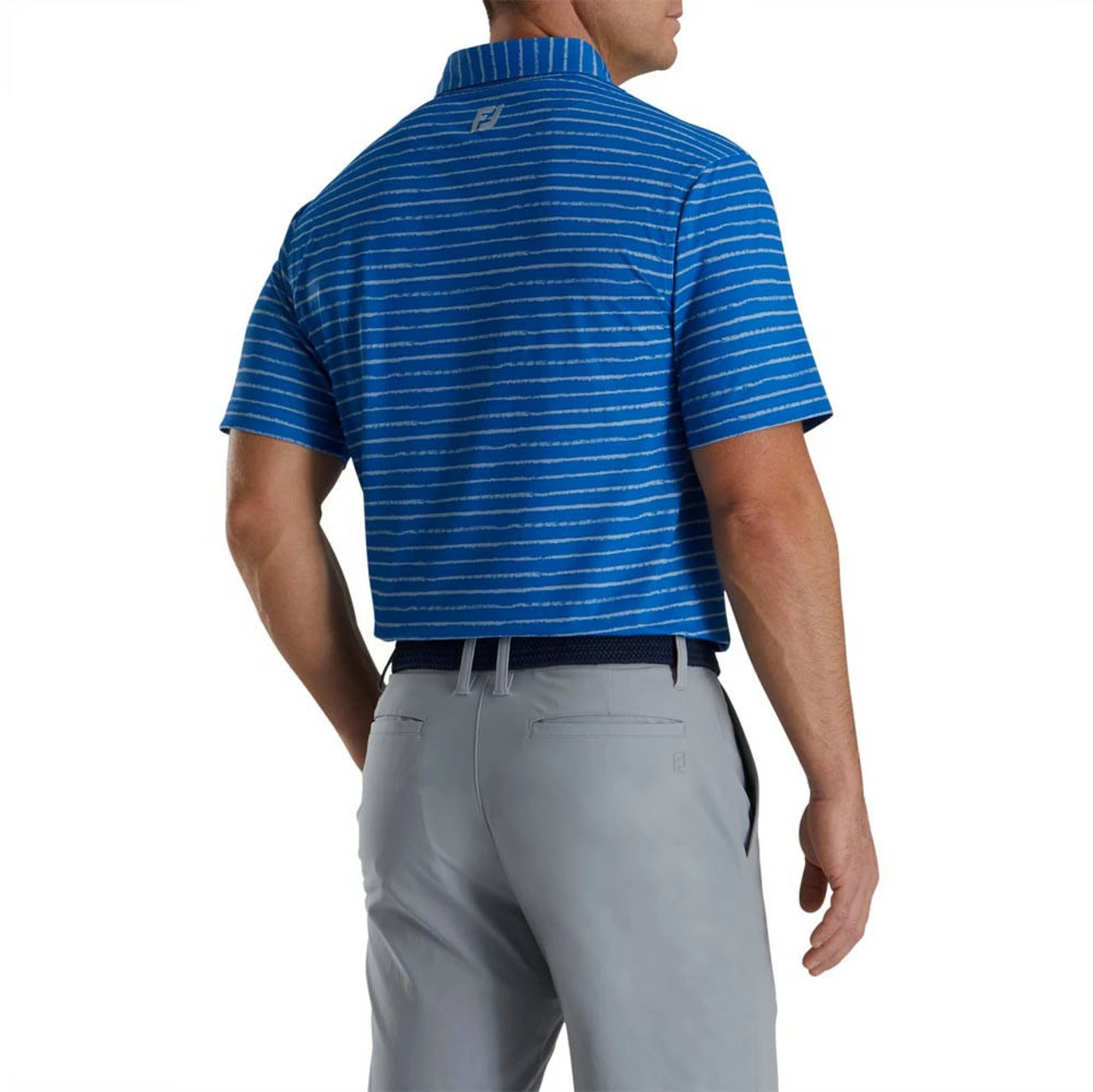 FootJoy Chalk Line Print Stretch Pique Self Collar Polo 10 FootJoy Chalk Line Print Stretch Pique Self Collar Polo - Image 10