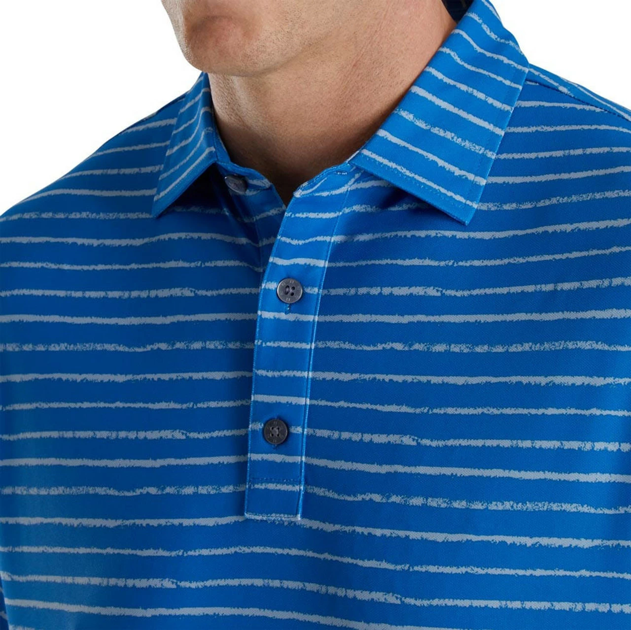 FootJoy Chalk Line Print Stretch Pique Self Collar Polo 11 FootJoy Chalk Line Print Stretch Pique Self Collar Polo - Image 11