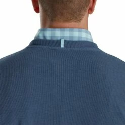 FootJoy Crewneck Pullover 10 FootJoy Crewneck Pullover -Golf Clubs Shop footjoy crewneck pullover bluestone 03 73166.1673904998