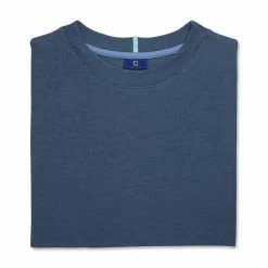 FootJoy Crewneck Pullover 11 FootJoy Crewneck Pullover -Golf Clubs Shop footjoy crewneck pullover bluestone 04 62894.1673905434