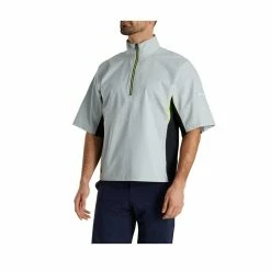 FootJoy FJ Hydrolite Short Sleeve Rain Shirt 42 FootJoy FJ Hydrolite Short Sleeve Rain Shirt -Golf Clubs Shop footjoy fj hydrolite short sleeve rain shirt black silver lime 02 04679.1676494361