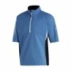 FootJoy FJ Hydrolite Short Sleeve Rain Shirt -Golf Clubs Shop footjoy fj hydrolite short sleeve rain shirt indigo navy 01 97503.1676494365