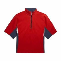FootJoy FJ Hydrolite Short Sleeve Rain Shirt 53 FootJoy FJ Hydrolite Short Sleeve Rain Shirt -Golf Clubs Shop footjoy fj hydrolite short sleeve rain shirt red navy heather white 01 50526.1676494365