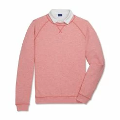 FootJoy French Terry Crewneck -Golf Clubs Shop footjoy french terry crewneck coral heather 04 75153.1673905623
